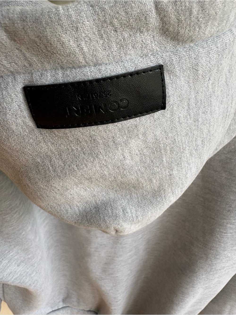 COMFRT Coordinate Hoodie Size Medium in Stone Unisex Oversized Heavyweight - Picture 8 of 12